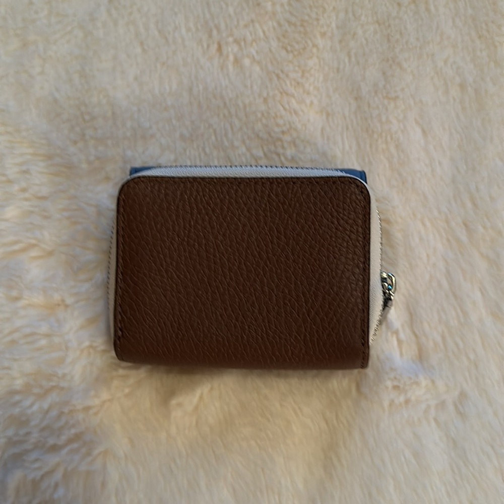 Kate Spade blue , cream and tan wallet - Picture 2 of 5